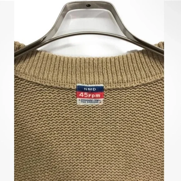 45rpm knit beige jacket